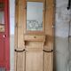 Entrance hall, renovated Art Deco coat rack