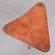 Three folding hunting chairs Leather seats 1960s