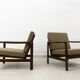 Mid Century Armchairs By Zenon Bączyk, 1960's, Set Of 2