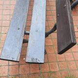 Cast iron garden bench
