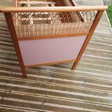 Rattan crib