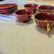 Lot de 4 tasses avec leurs soucoupes