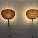 Pair Of Ingo Maurer Uchiwa III Wall Lamps For M-Design, 1973