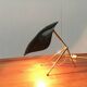 Mid-Century German Acryl and Brass Tripod Table Lamp from Cosack, 1960s, Set of 2