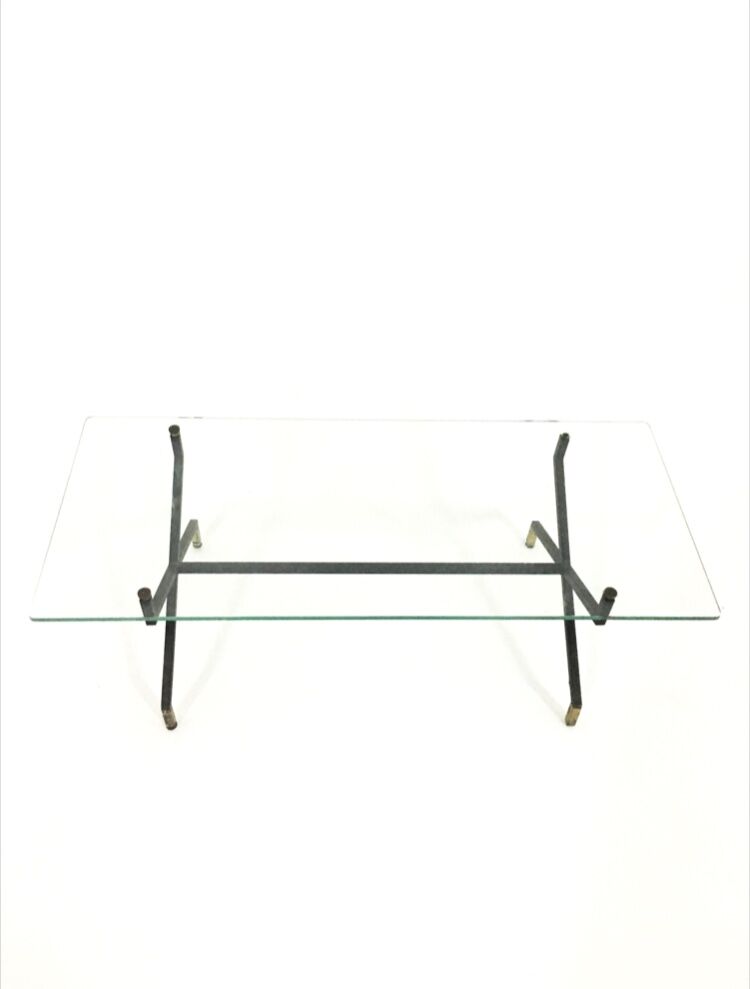 Glass coffee table