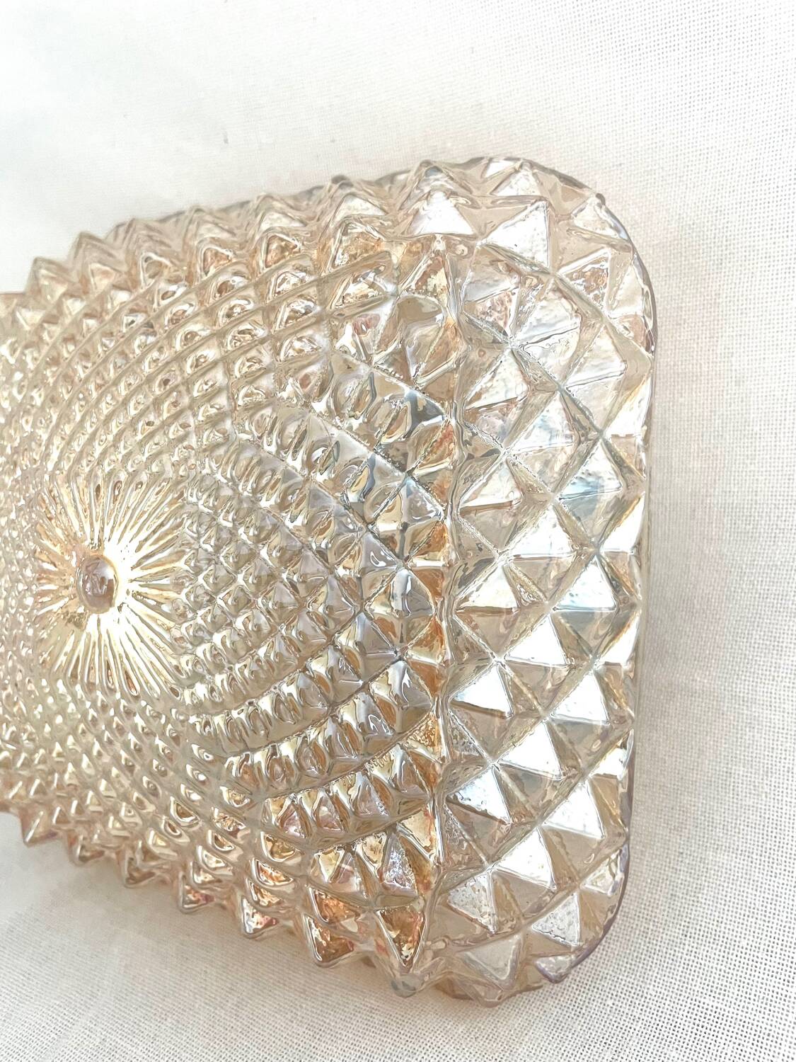 Glass ceiling light
