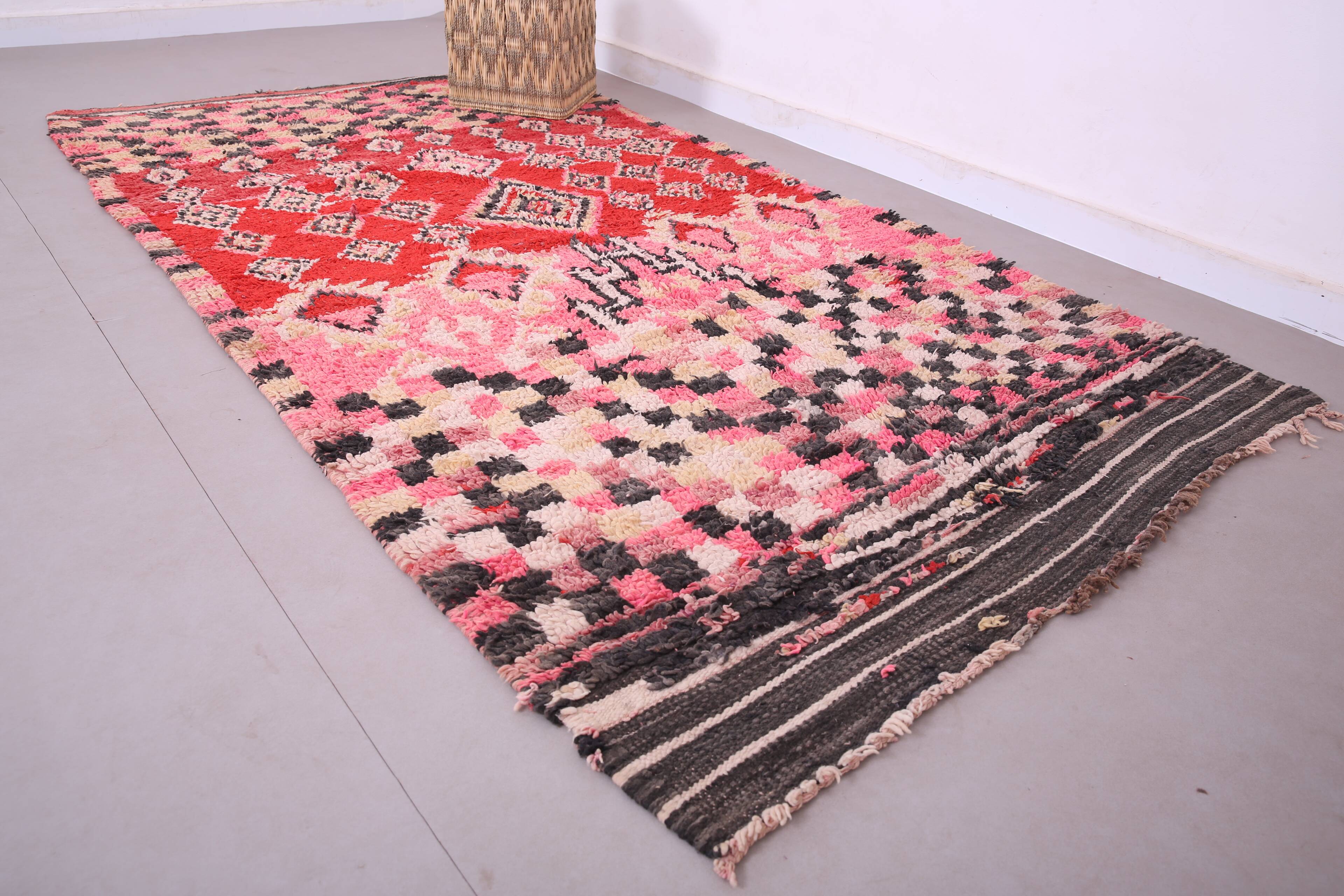 Vintage Handmade Boujaad Rug 156 x 293 cm - Berber rug - Moroccan wool rug