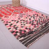 Vintage Handmade Boujaad Rug 156 x 293 cm - Berber rug - Moroccan wool rug