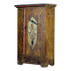 Antique Folk Art Hand Painted Cabinet, circa 1850