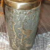 Gilded bronze vase