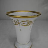 Gilded Limoges porcelain vase