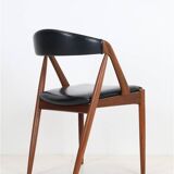 Schou Andersen Møbelfabrik / Kai Kristiansen Type 31 chair / teak / skai / Mid Century Danish Modern Design / 1950s / 1960s