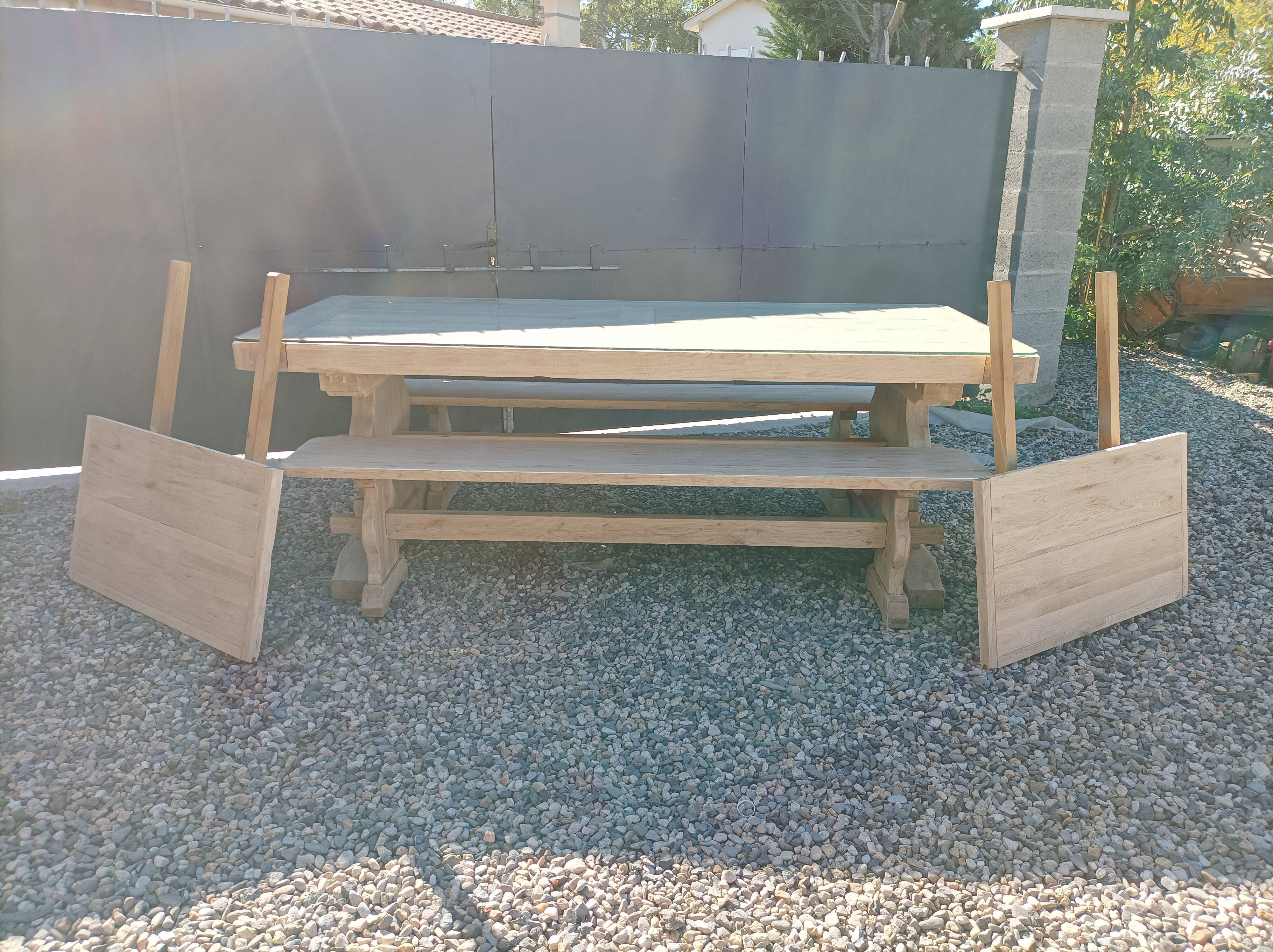 Monastery table with 2 benches