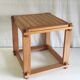 Solid wood side table - 70s