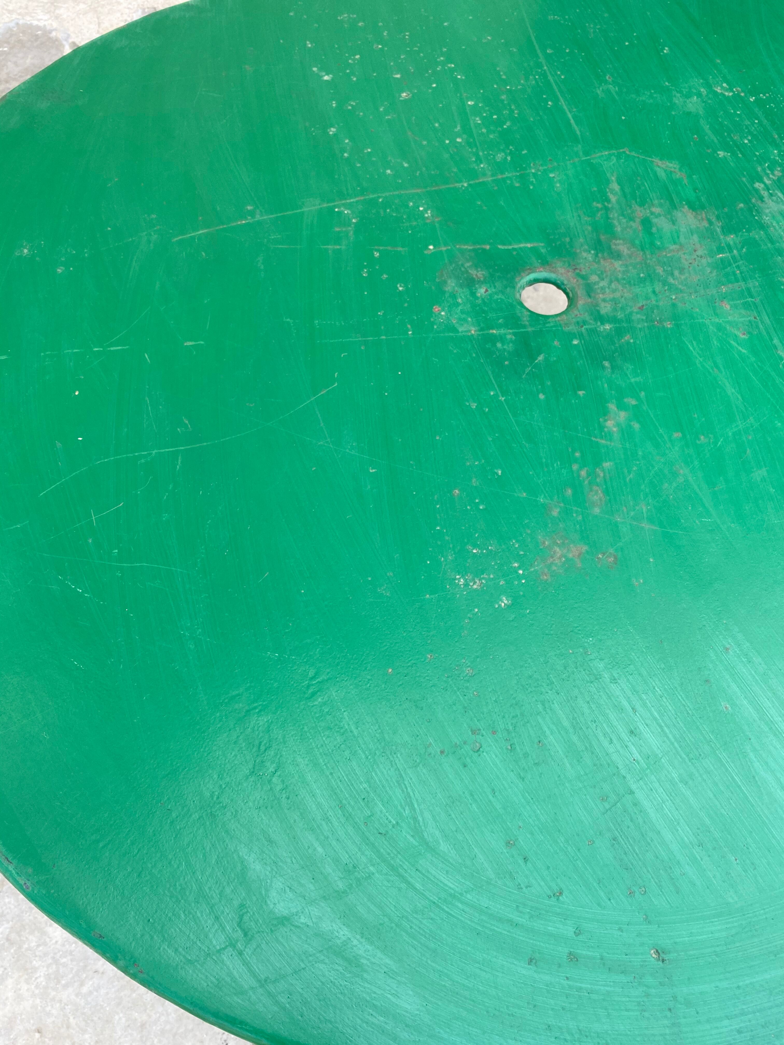 Garden metal round table 1960