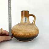 Petit vase en céramique veb haldensleben • made in gdr allemagne de l'est • vintage 70s