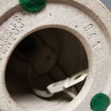 Table lamp in stoneware/ceramics by Danish Axel Larsen 1970-80s