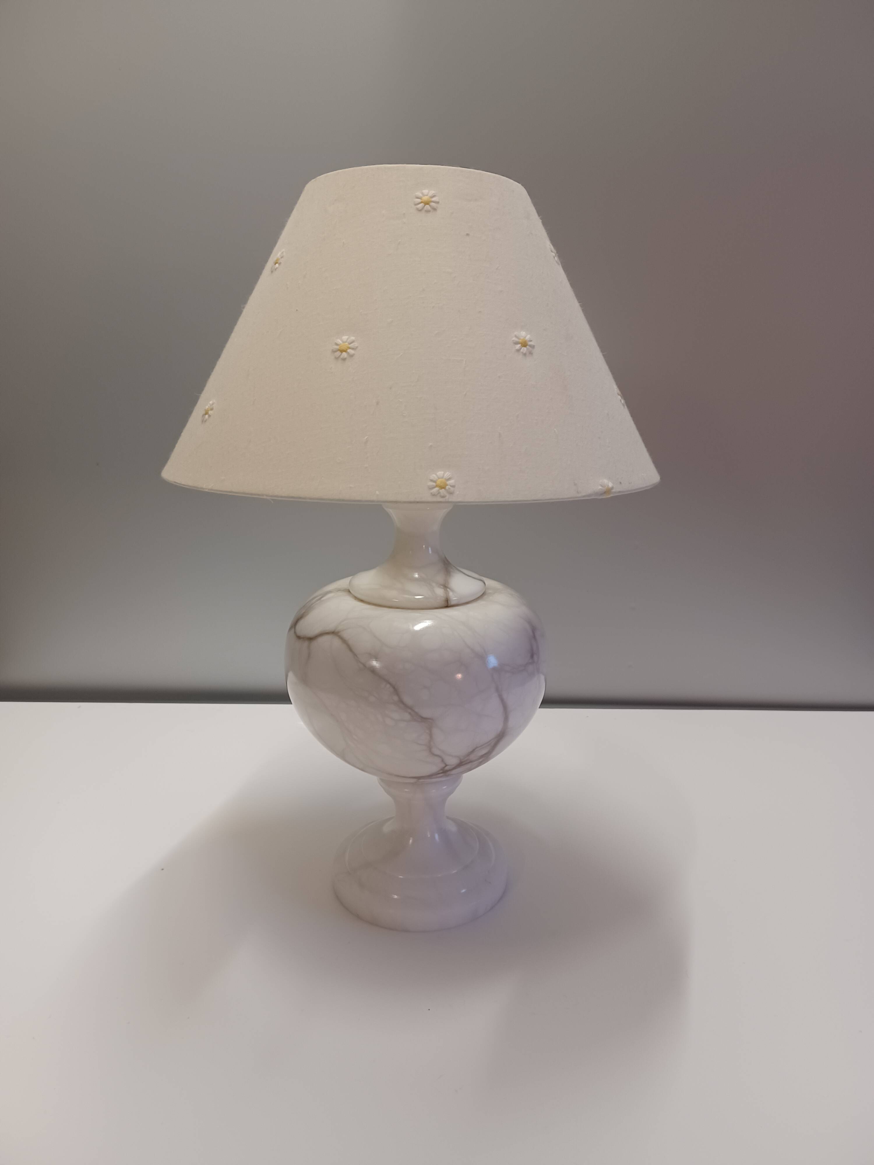 Vintage table lamp - Marble / onyx base - 1960