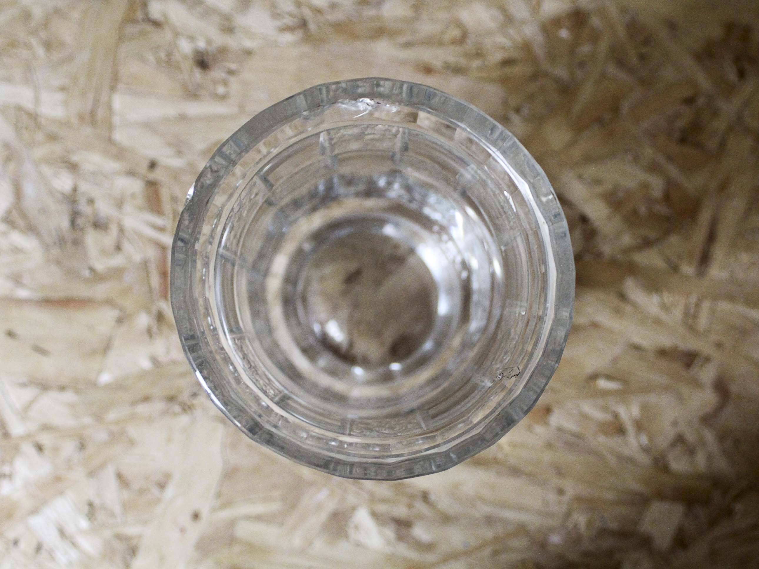 Cut crystal vase by A. Houillon (1885-1954)