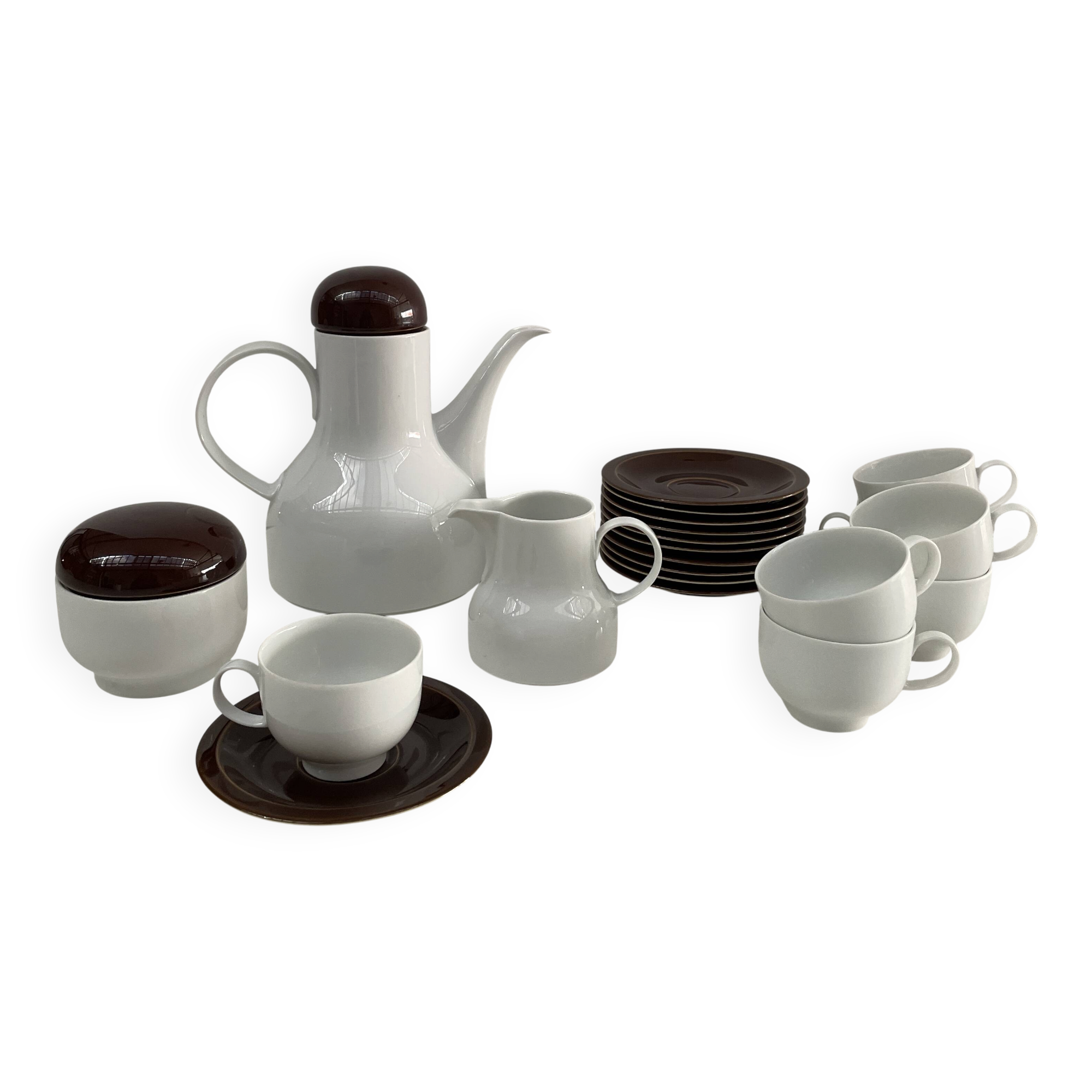 Coffee Service - Porcelain - 1970 design - Furstenberg Manufacture