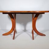 Danish Design Solid Teak Dining Table by Arrebo Möbler, 1960s