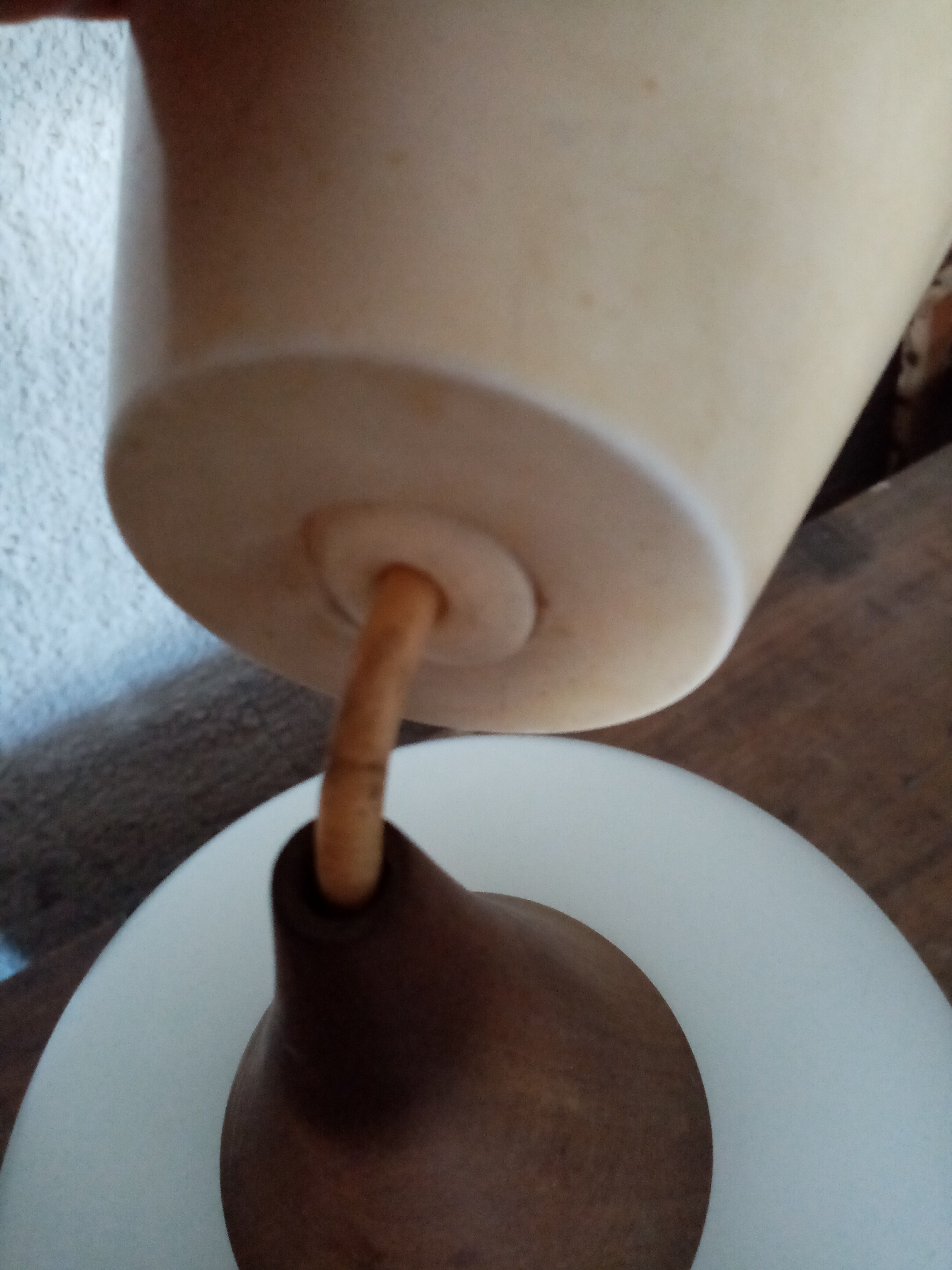 Vintage Scandinavian opaline chandelier