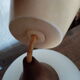 Vintage Scandinavian opaline chandelier