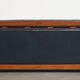 Set of 2.5-Seater Art Deco Sofas with Dark Blue Cowhide Leather