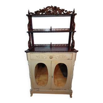 Mahogany sideboard "Napoleon III / Victorian style" from the Baroque period.