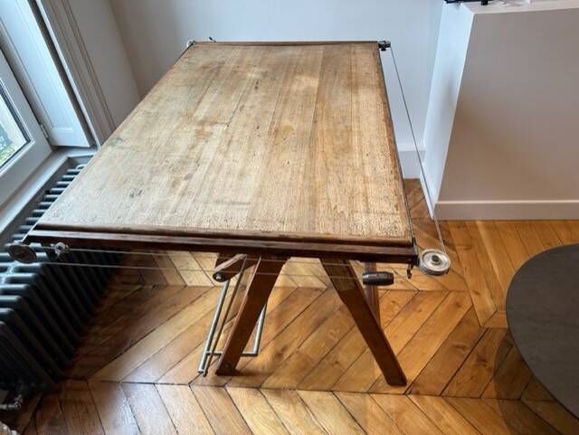 Architect drawing table