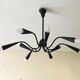 9-branched chandelier. Vintage 50s