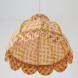 Printed textile suspension, dome shape with small crown