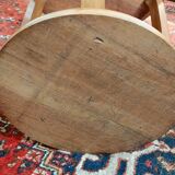 Art Deco walnut pedestal table