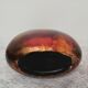 Vase or planter in enamelled and lacquered metal