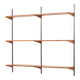 Kai Kristiansen shelving unit, set of 6 shelves, FM Møbler, Denmark 1960s