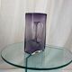 Purple mid century glass vase