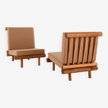 Pair of low chairs