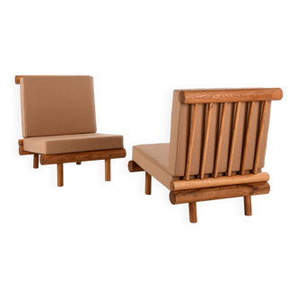 Pair of low chairs