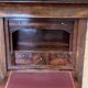 old secretary, Restoration era, lock and clover key, nineteenth century