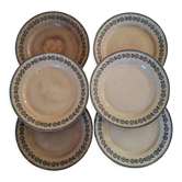 Assiettes XIXeme Gien