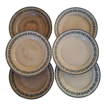 Plates XIXth Gien