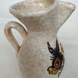 Vallauris Vintage Ane Vase with Flowers