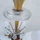 Brass chandelier with 12 fires, 60