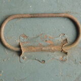 Wooden crate painted in grey