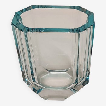 Scandinavian ice blue vase