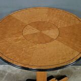 Speckled Maple Pedestal Table, Napoleon III Period – Part 2 of the 19th Century