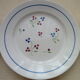 Set of 5 Flat plates in Lunéville earthenware Model Odile