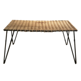 Rattan coffee table