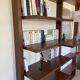 70s teak wall bookcase, minimalist design, 2.5m x 2m