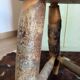 Round stool with pencil legs